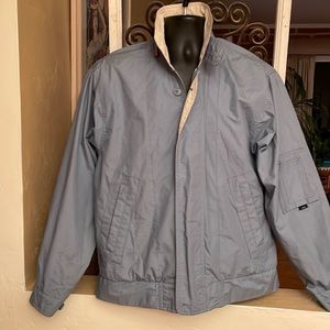 Mens London Fog Lined Vintage Baby Blue Vintage Jacket